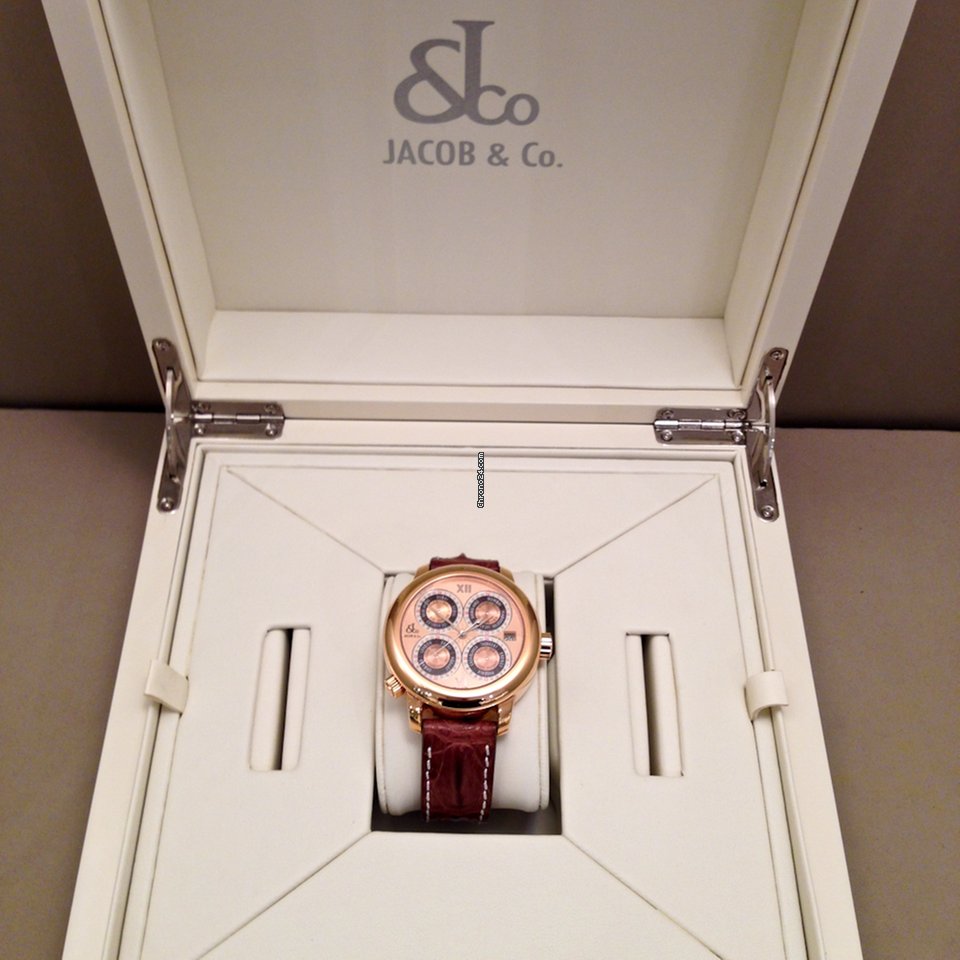 IMG_9081 Jacob & Co. Mens watch Unisex Automatic Rose gold GMT7RG Replica 8