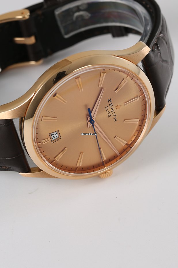 IMG_9081 Zenith Captain Central Second Mens watch Unisex Automatic Rose gold 18.2020.670 Replica 8
