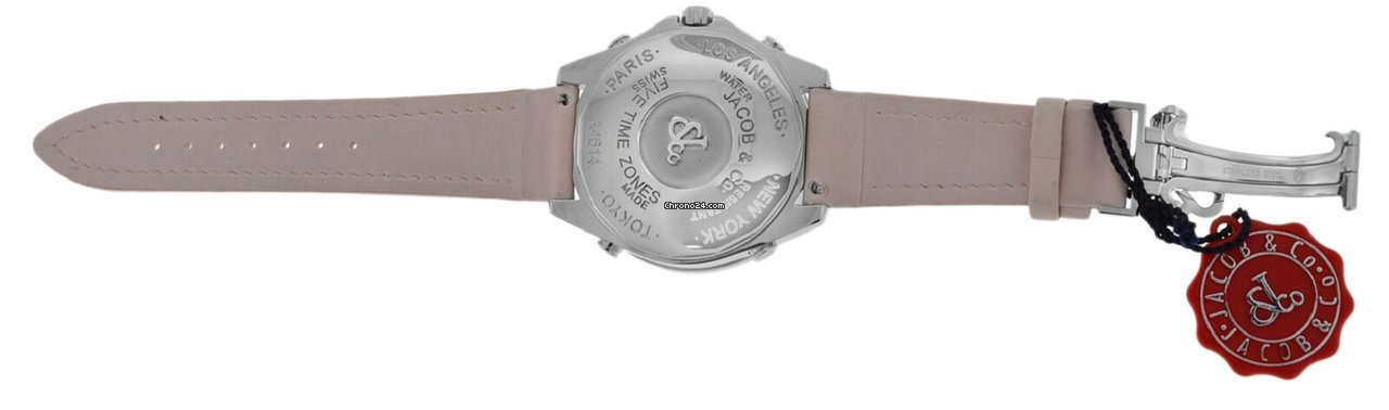 IMG_9081 Jacob & Co. Five Time Zone Mens watch Unisex Quartz Steel JC-ATH10 Replica 8