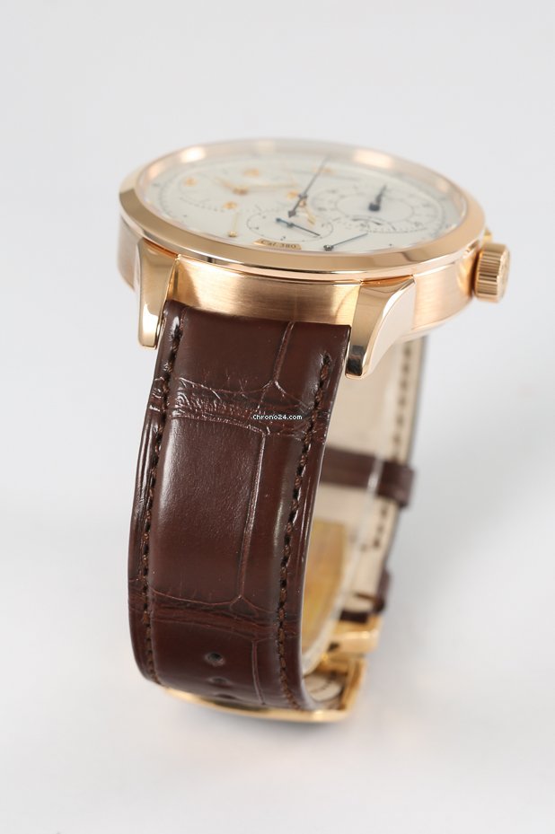IMG_9081 Jaeger-LeCoultre Duometre Mens watch Unisex Manual winding Rose gold Q6012420 Replica 8