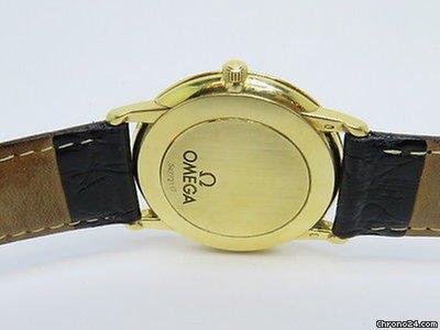 IMG_9081 Omega Mens watch Unisex Quartz Yellow gold 46101102 Replica 8