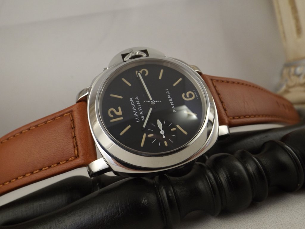 IMG_9081 Panerai Luminor Marina Manual winding Steel Pam001 Replica 8