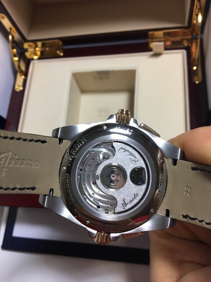 IMG_9081 Ulysse Nardin Sonata Mens watch Unisex Automatic Titanium 675-00 Replica 8