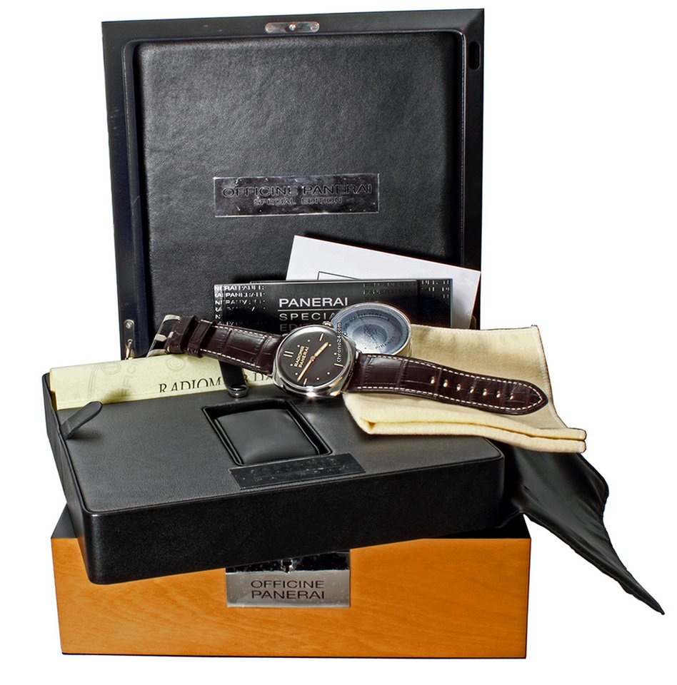 Panerai Special Editions Mens watch Unisex Manual winding Platinum PAM 00373 Replica 8