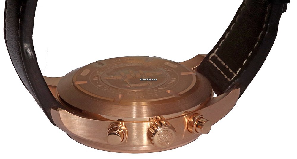IWC Pilot Chronograph Mens watch Unisex Automatic Rose gold IW387805 Replica 8