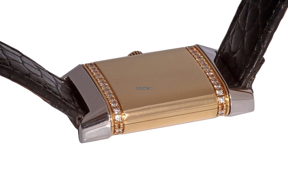 IMG_9081 Jaeger-LeCoultre Reverso Womens watch Quartz Gold Steel 365.5.08 Replica 8