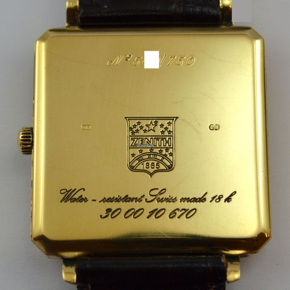 Zenith Elite Mens watch Unisex Automatic Yellow gold 30 00 10 670 Replica 8