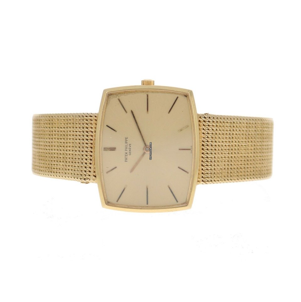 IMG_9081 Patek Philippe Vintage Mens watch Unisex Manual winding Yellow gold 3527 Replica 8