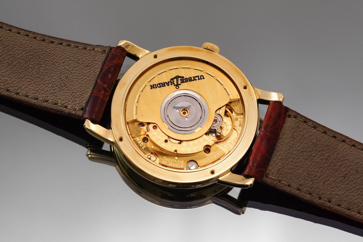 IMG_9081 Ulysse Nardin San Marco Womens watch Automatic Yellow gold 131-88 Replica 8