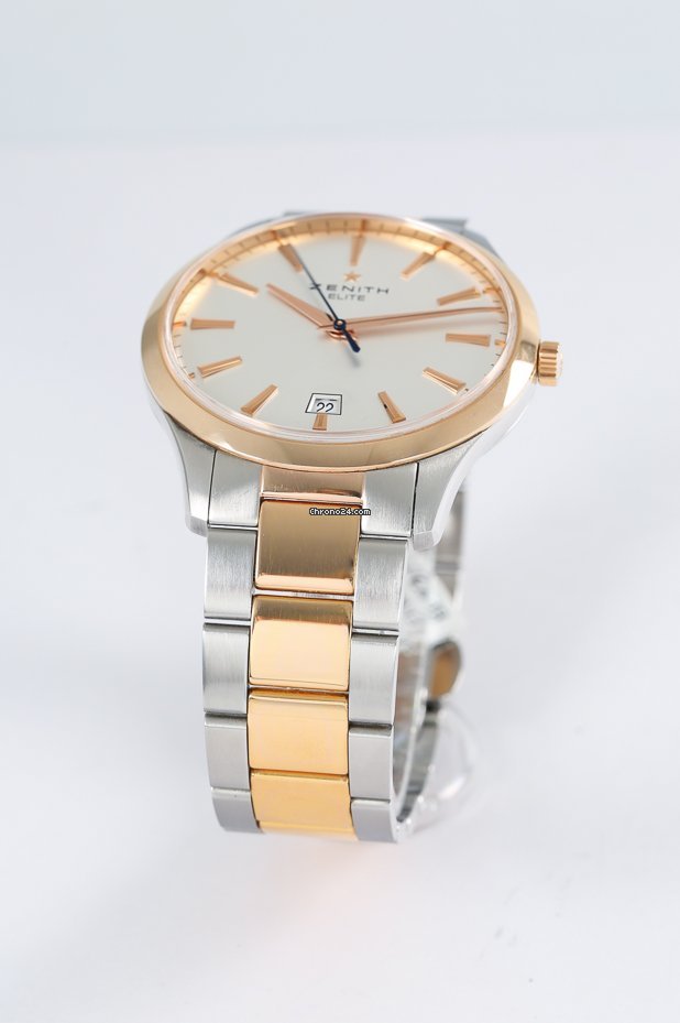 IMG_9081 Zenith Captain Central Second Mens watch Unisex Automatic Gold Steel 51.2020.670 01.M2020 Replica 8