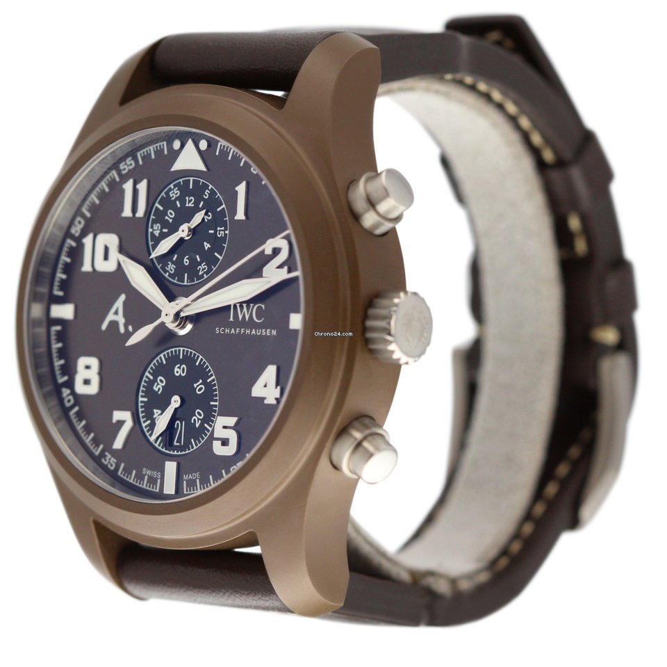 IWC Pilot Chronograph Mens watch Unisex Automatic Ceramic IW388004 Replica 8