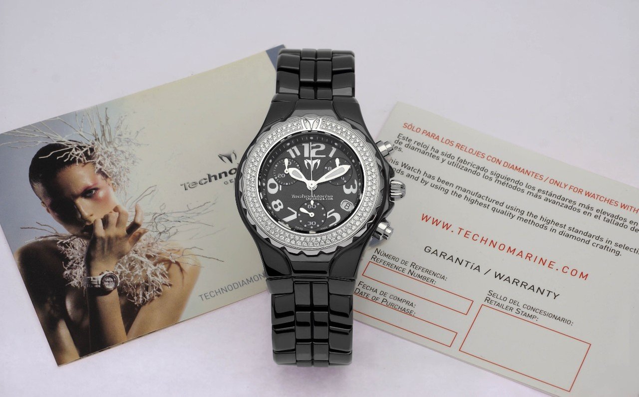 IMG_9081 Technomarine TechnoDiamond Womens watch Quartz Ceramic DTCB02C Replica 8