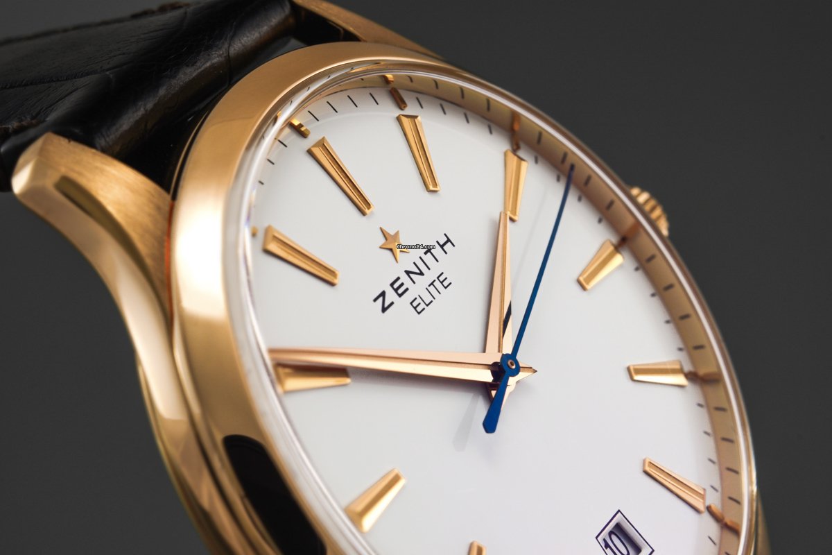 Zenith Captain Central Second Mens watch Unisex Automatic Rose gold 18.2020.670 11.C498 Replica 8