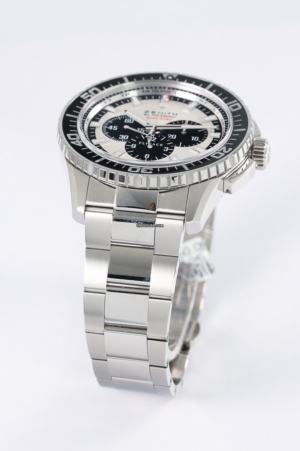 IMG_9081 Zenith El Primero Stratos Flyback Mens watch Unisex Automatic Steel 30.2062.405 Replica 8
