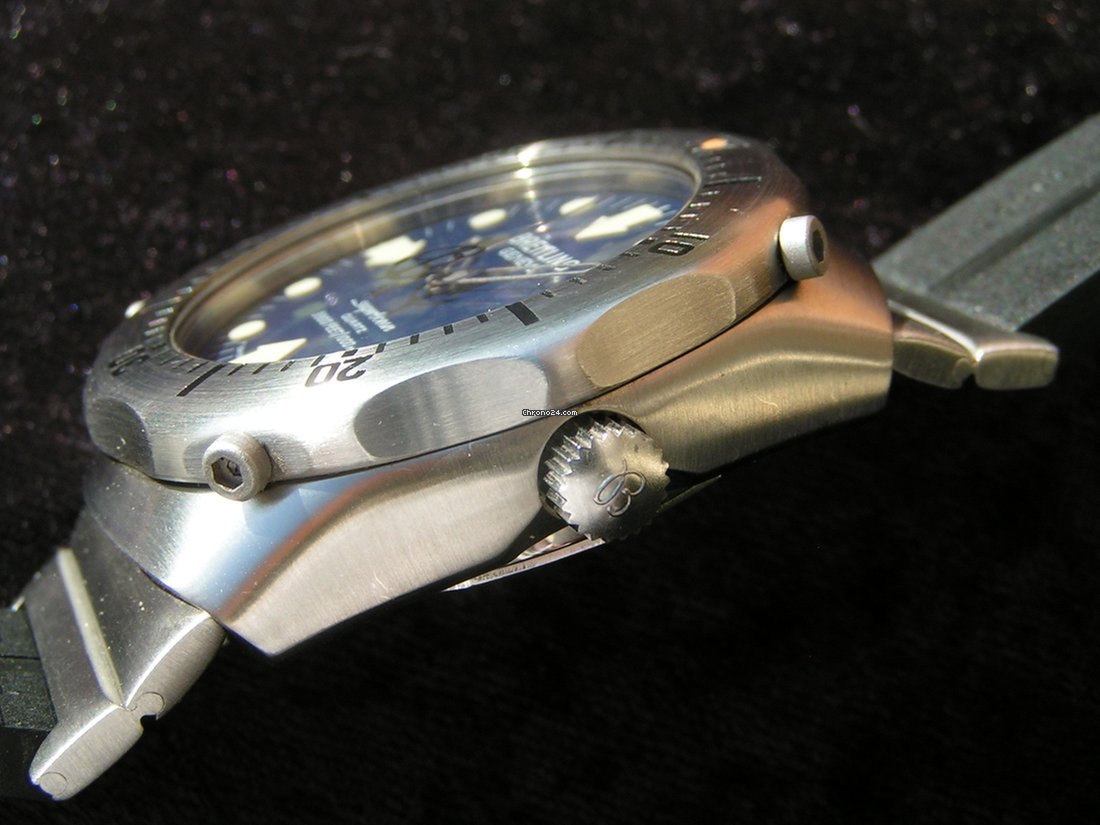 IMG_9081 Breitling Superocean Mens watch Unisex Quartz Steel 81190 Replica 8