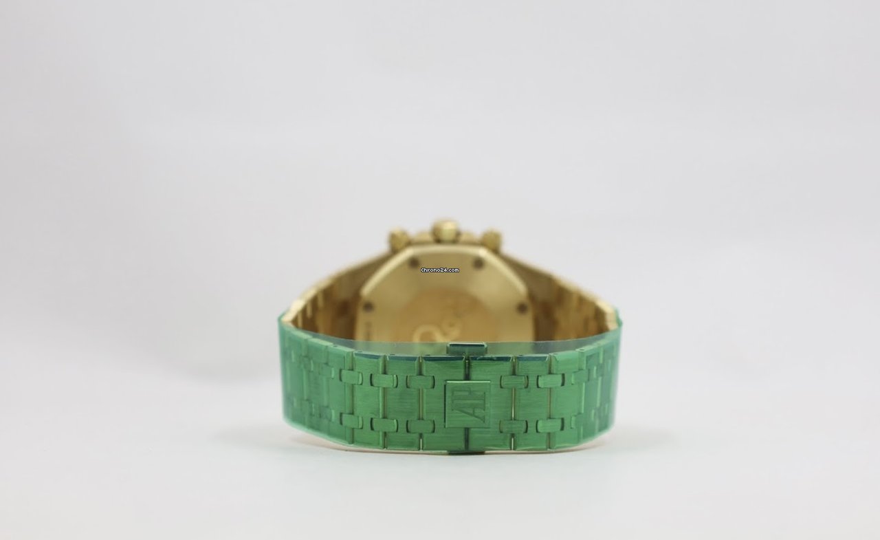 IMG_9081 Audemars Piguet Royal Oak Chronograph Mens watch Unisex Automatic Yellow gold 26331BA.OO.1220BA.01 Replica 8
