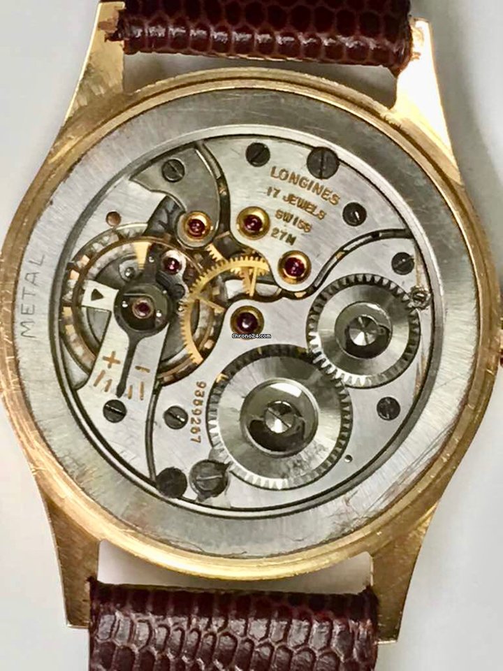 IMG_9081 Longines Mens watch Unisex Manual winding Yellow gold 6247 Replica 8