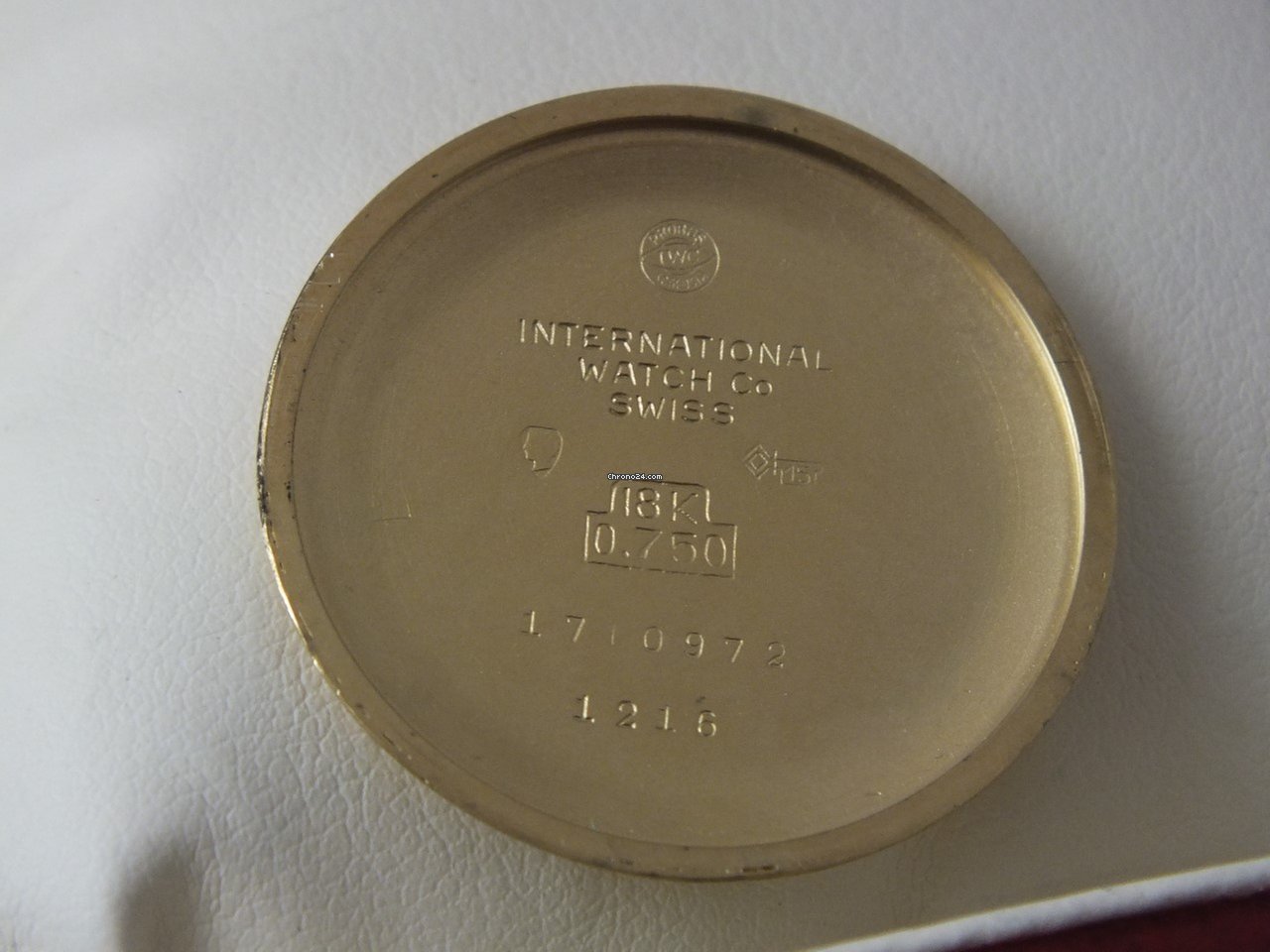 IMG_9081 IWC Mens watch Unisex Manual winding Yellow gold 401 Replica 8