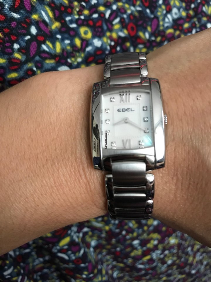 IMG_9081 Ebel Brasilia Womens watch Quartz Steel 1215605 Replica 8