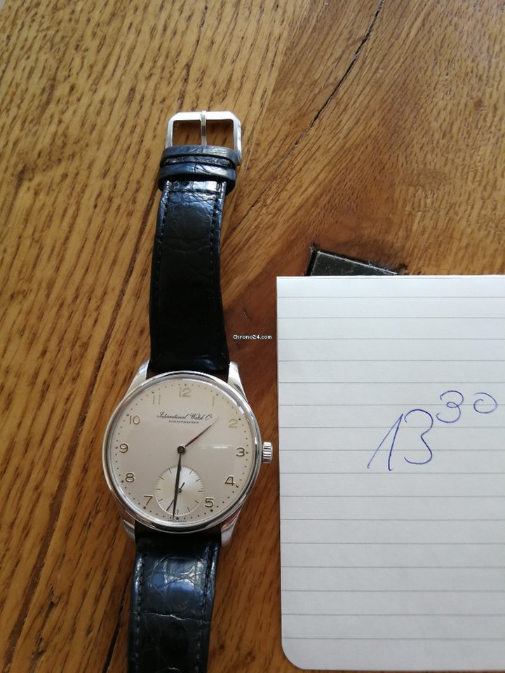 IMG_9081 IWC Portuguese Hand-Wound Mens watch Unisex Manual winding Platinum 5441 Replica 8