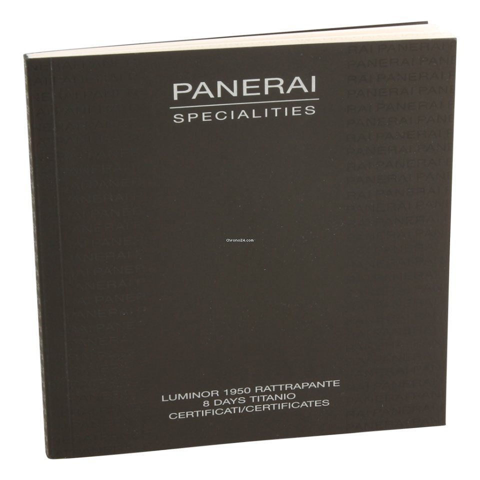 IMG_9081 Panerai Luminor 1950 Rattrapante 8 Days Mens watch Unisex Manual winding Titanium PAM 00530 Replica 8
