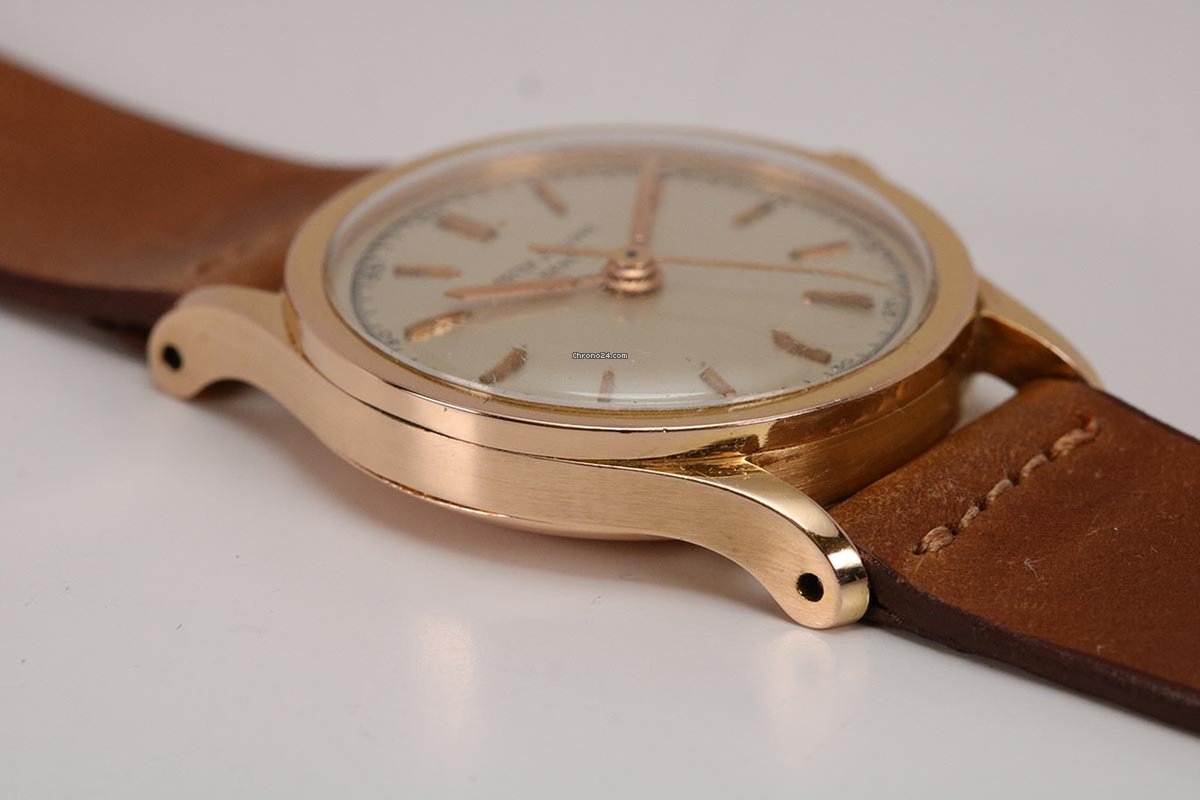 IMG_9081 Patek Philippe Calatrava Mens watch Unisex Manual winding Rose gold 2457 Replica 8