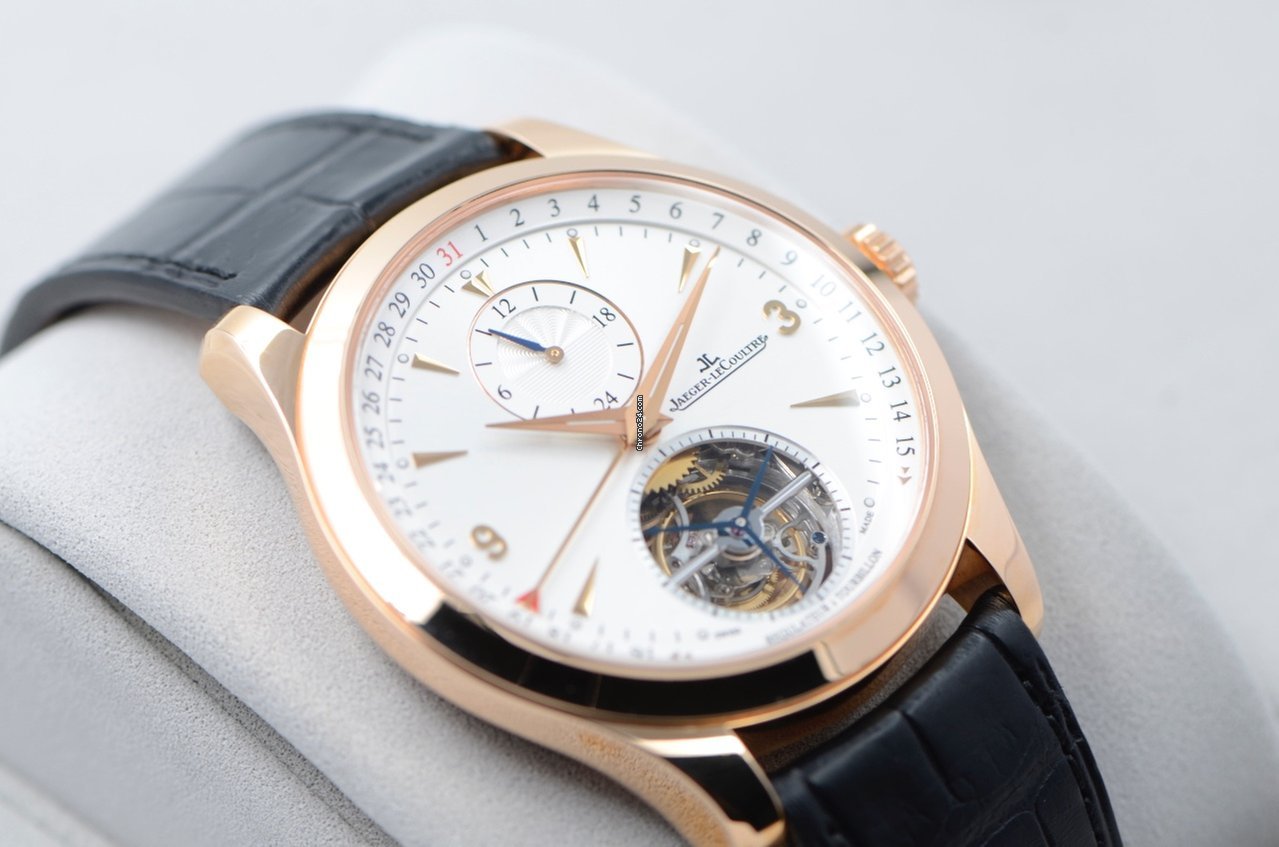 IMG_9081 Jaeger-LeCoultre Master Tourbillon Mens watch Unisex Automatic Rose gold Q1562521 Replica 8