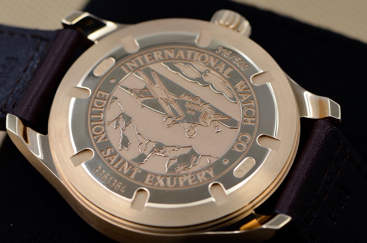 IMG_9081 IWC Pilot Mens watch Unisex Automatic Rose gold IW326103 Replica 8