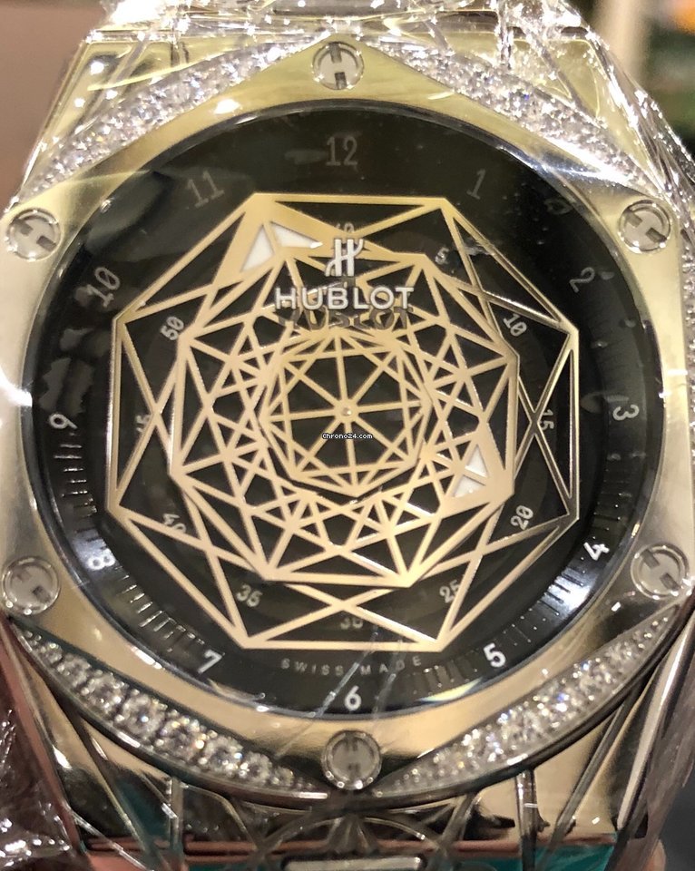 IMG_9081 Hublot Big Bang Sang Bleu Womens watch Automatic Steel 465.SS.1117.VR.1204.MXM17 Replica 8