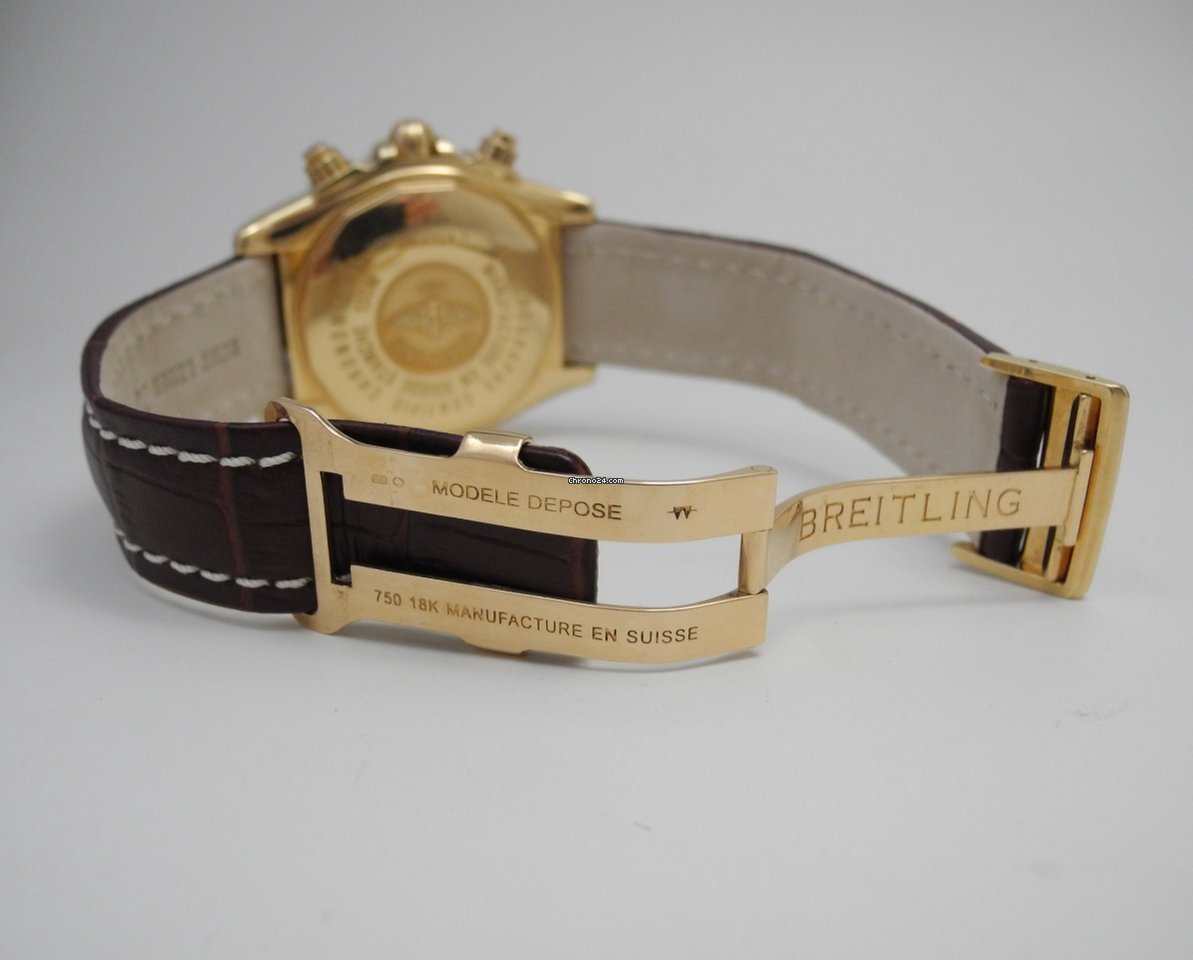 Breitling Chronomat Evolution Mens watch Unisex Automatic Yellow gold K13356 Replica 8