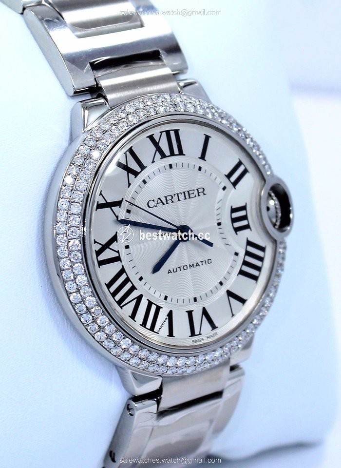 Cartier Ballon Bleu 36mm Mens watch Unisex Automatic Steel W690046