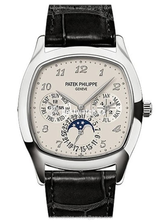 Patek Philippe Perpetual Calendar Mens watch Unisex Automatic White gold 5940G-001