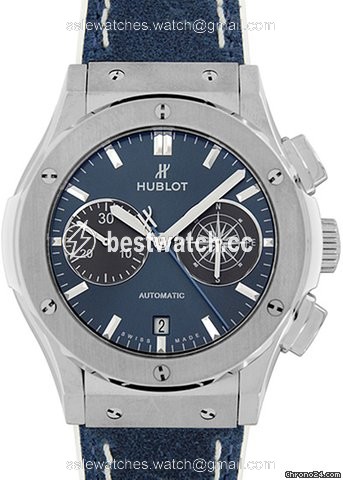 Hublot Classic Fusion Blue Mens watch Unisex Automatic Titanium 521.NE.7170.VR.LGO17