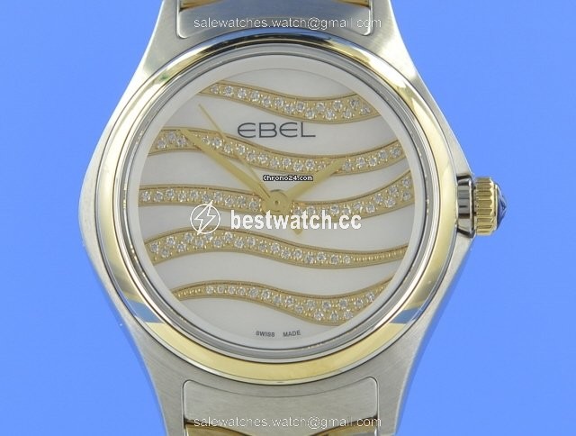 Ebel Wave Womens watch Quartz Gold Steel 1216271