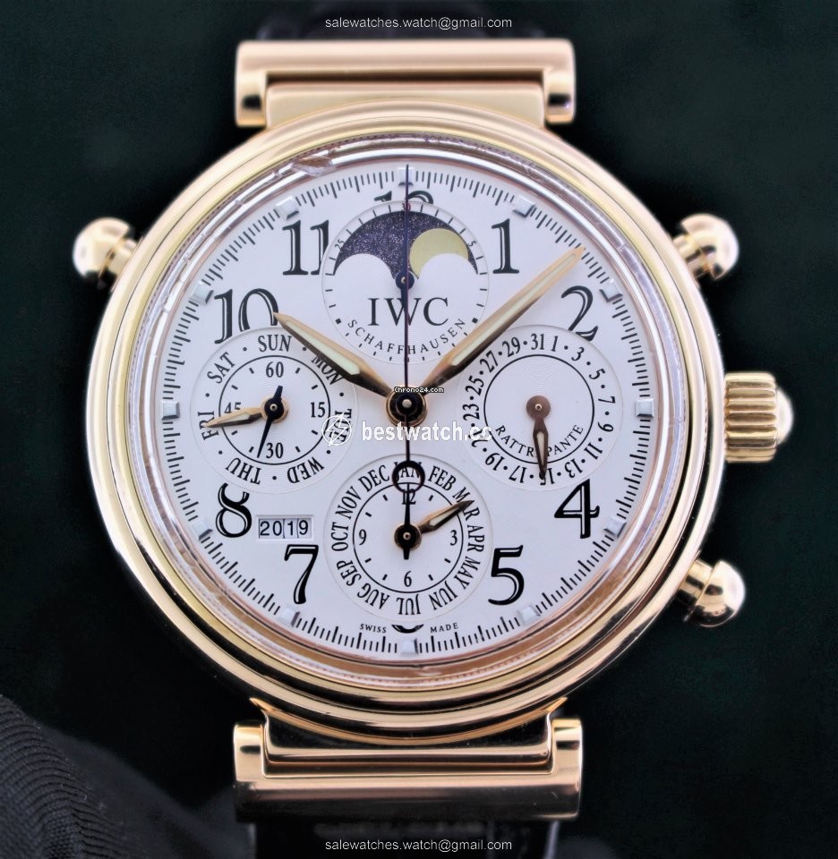 IWC Da Vinci Perpetual Calendar Mens watch Unisex Automatic Yellow gold IW3754