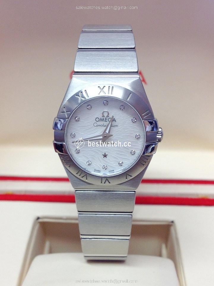 Omega Constellation Quartz Womens watch Quartz Steel 123.10.24.60.55.004