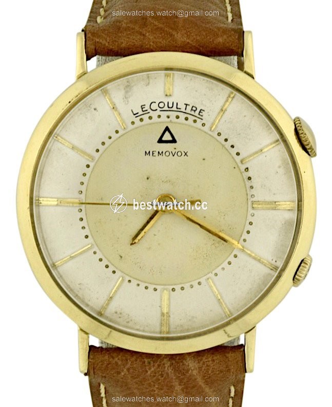Jaeger-LeCoultre Mens watch Unisex Manual winding Gold Steel Lecoultre memovox 3514
