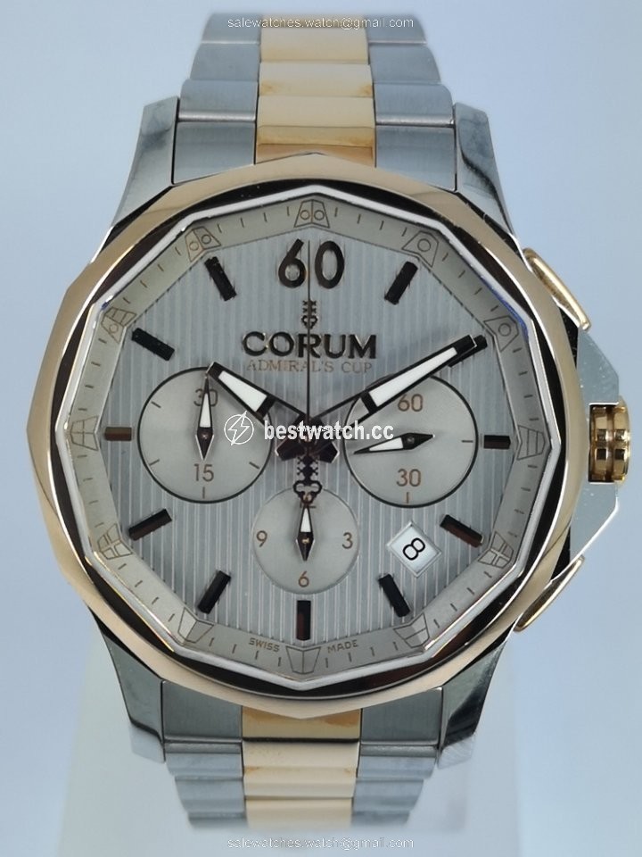 Corum Admirals Cup Legend 42 Mens watch Unisex Automatic Gold Steel 984.101.24 V705 FH11