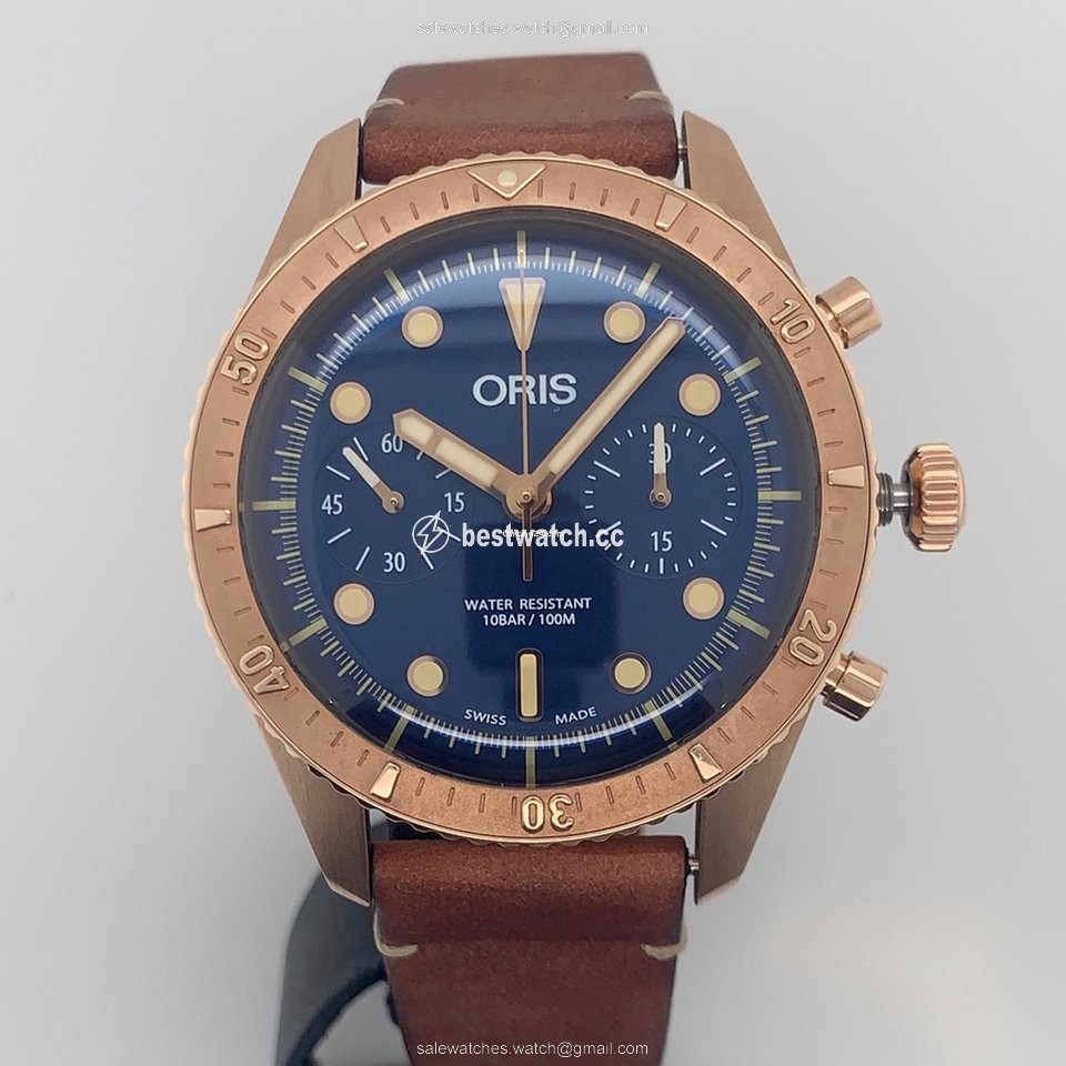 Oris Carl Brashear Mens watch Unisex Automatic Bronze 01 771 7744 3185-Set LS