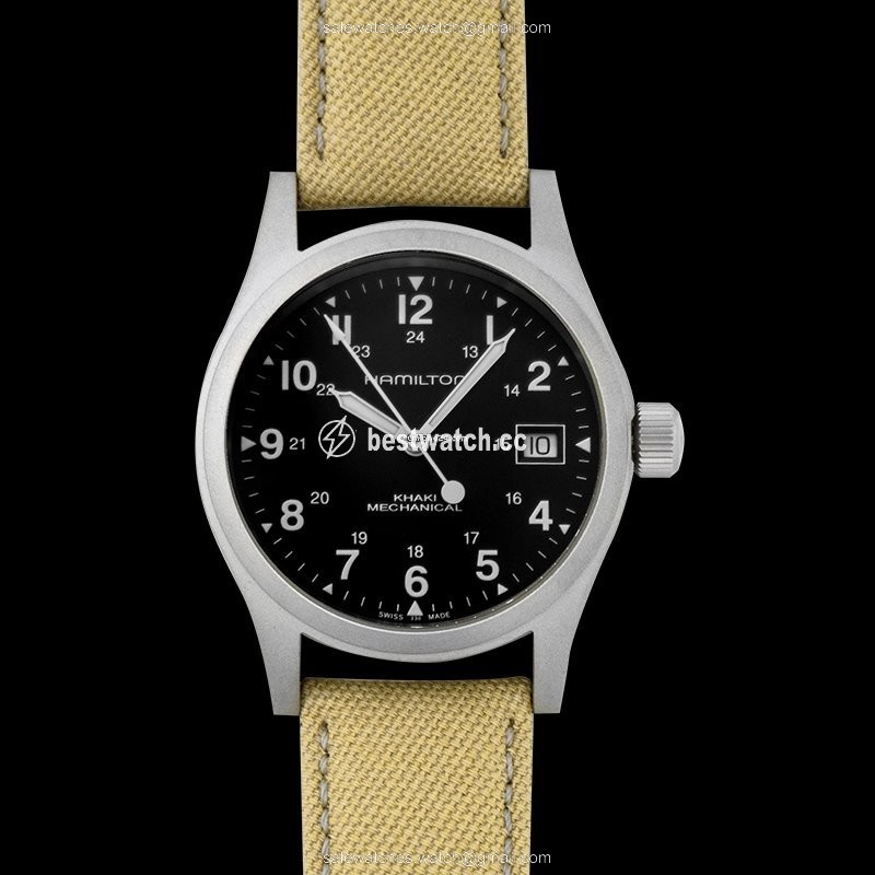 Hamilton Khaki Field Mens watch Unisex Manual winding Steel H69439933