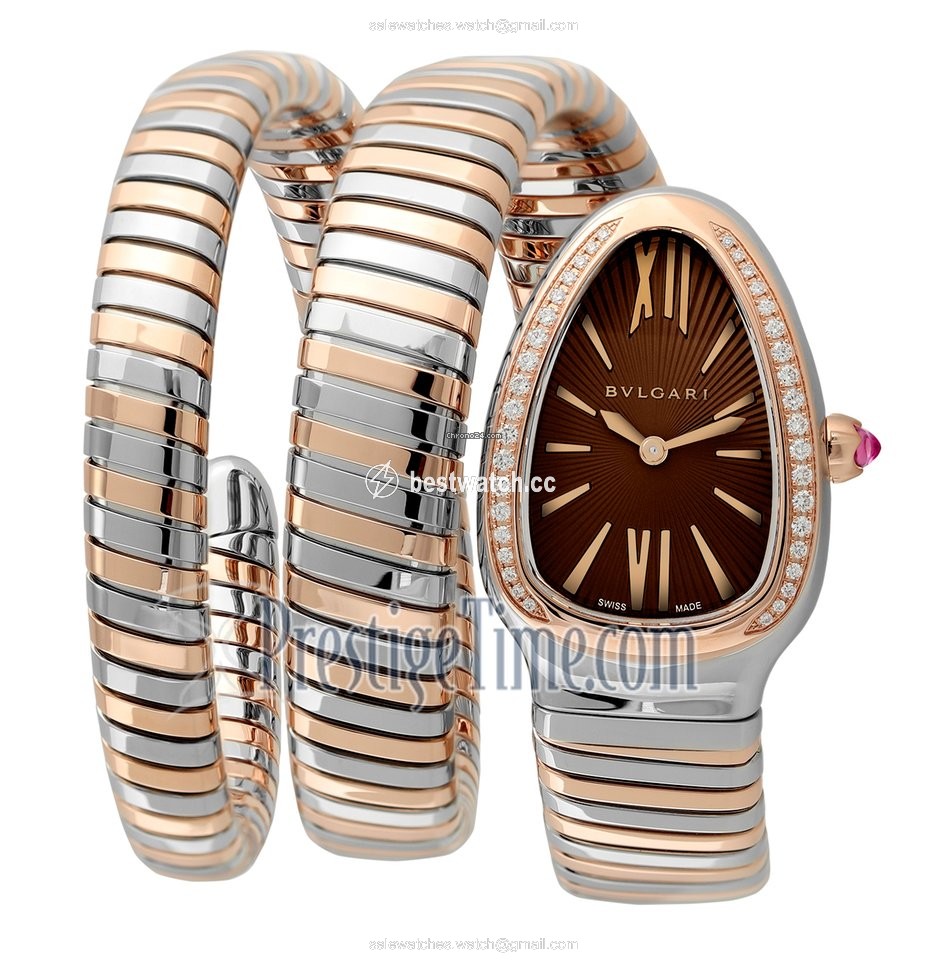 Bulgari Serpenti Womens watch Quartz Gold Steel 103070
