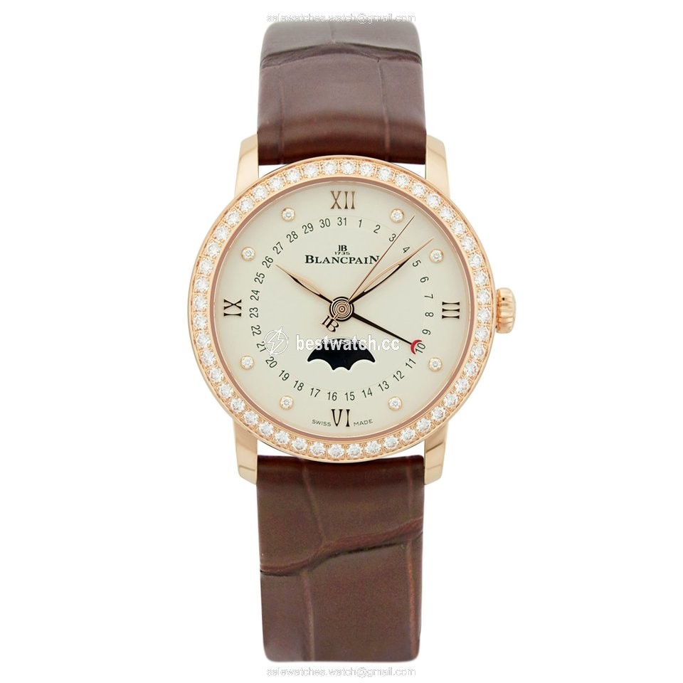 Blancpain Villeret Mens watch Unisex Automatic Red gold 6126-2987-55A