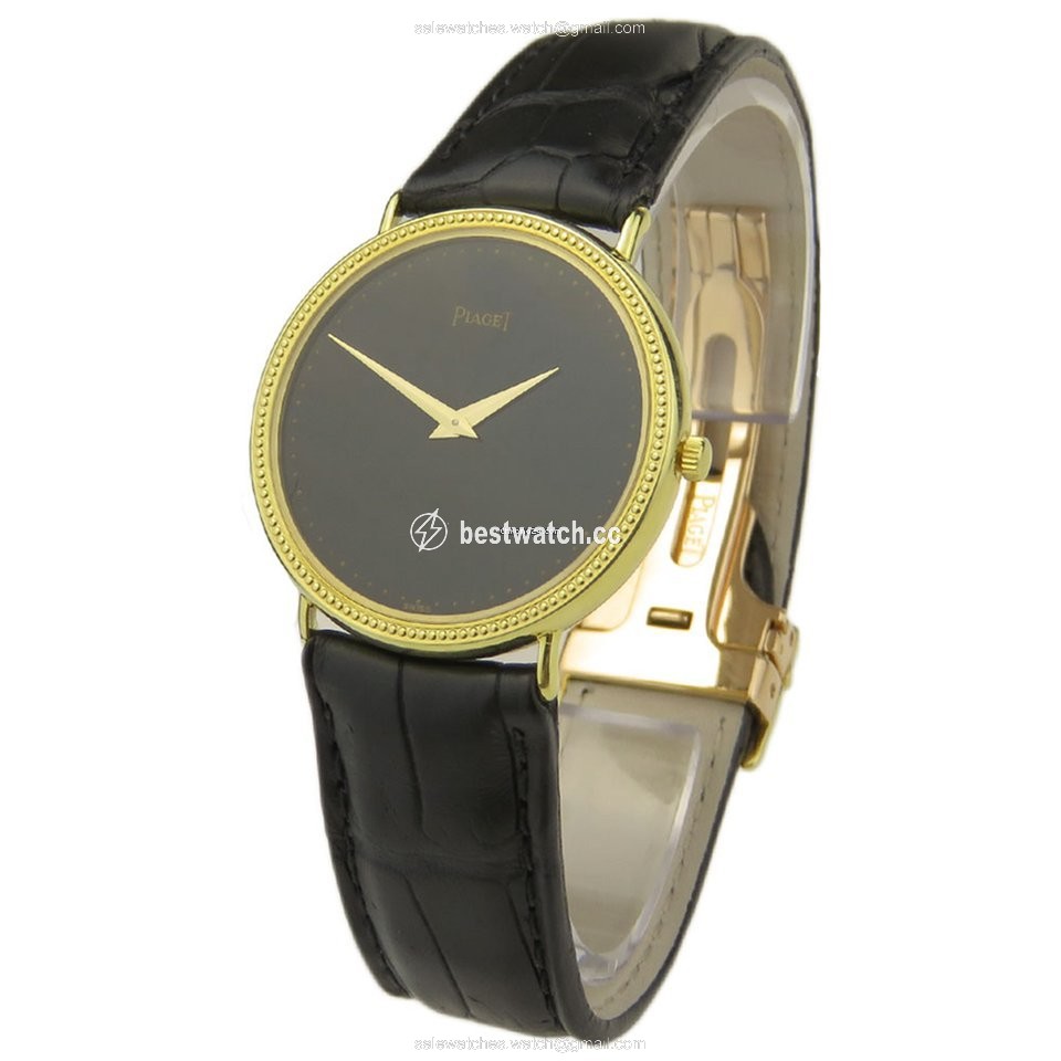 Piaget Mens watch Unisex Quartz Yellow gold 80231