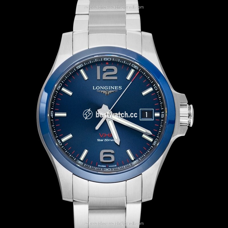 Longines Conquest Mens watch Unisex Quartz Steel L37194966