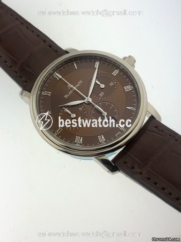 Blancpain Villeret Mens watch Unisex Manual winding White gold 6185-1546-55