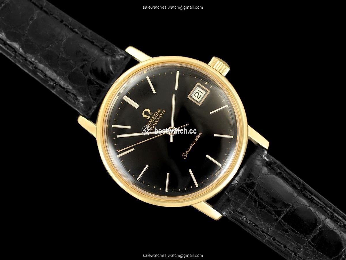 Omega Seamaster Mens watch Unisex Automatic Gold Steel 7736R