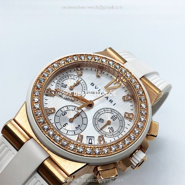 Bulgari Diagono Womens watch Automatic Rose gold DGP35WGDWVDCH.8