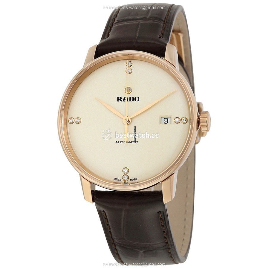 Rado Coupole Mens watch Unisex Automatic Gold Steel R22861765