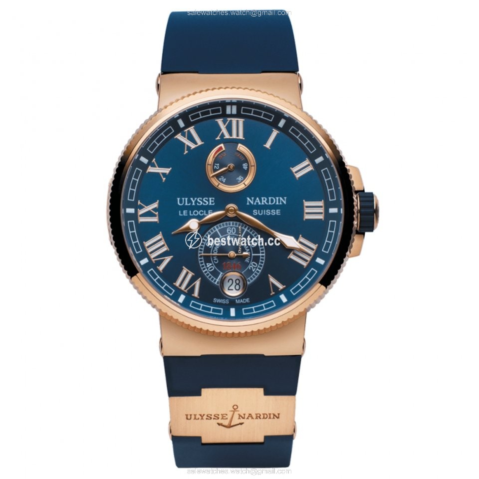 Ulysse Nardin Marine Chronometer Manufacture Mens watch Unisex Automatic Rose gold 11861263 43