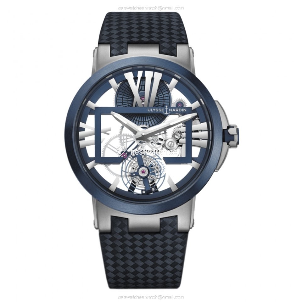 Ulysse Nardin Executive Skeleton Tourbillon Mens watch Unisex Manual winding Titanium 1713139 43